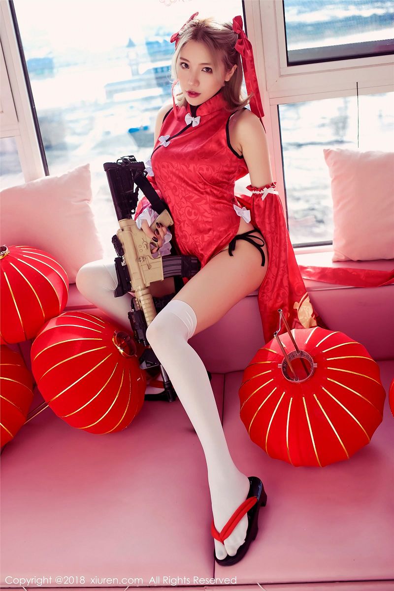 [秀人XIUREN] 2018.01.25 NO.911 COS枪娘 黄楽然-芒果图库