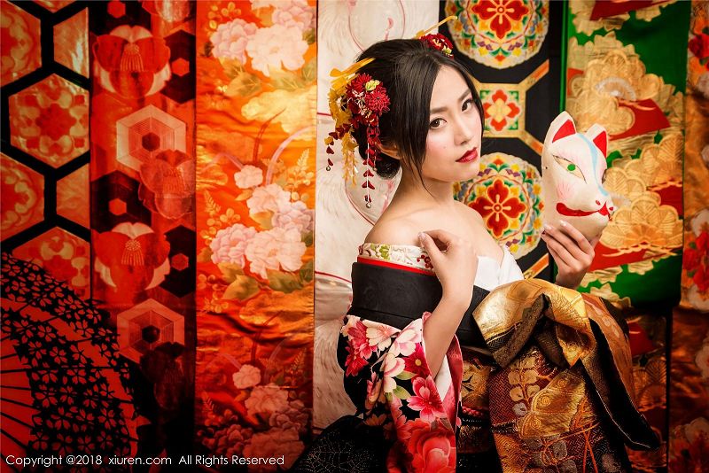 图片[8]-[秀人XIUREN] 2018.02.08 NO.930 花魁 许诺Sabrina-芒果图库